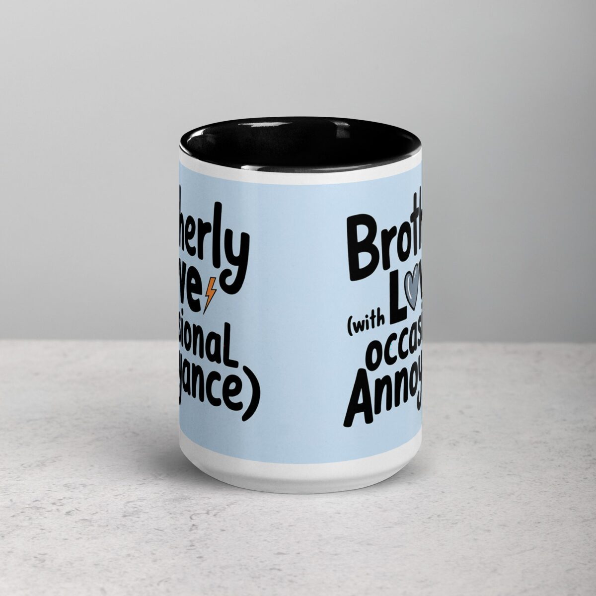 Brotherly Love (With Occasional Annoyance) Coffee Mug - Image 4