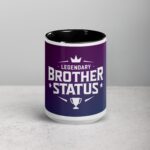 Legendary Brother Status Coffee Mug - Image 4