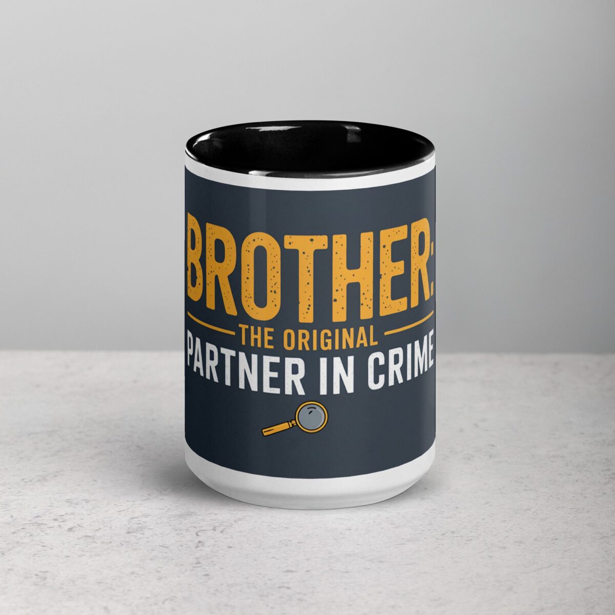 Brother: The Original Partner in Crime Coffee Mug - Image 4