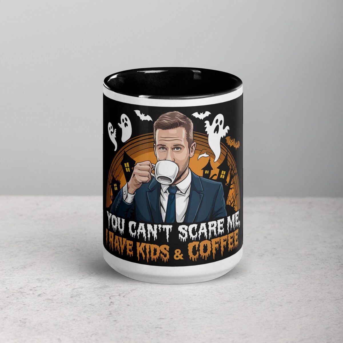 You Can't Scare Me, I Have Kids & Coffee Dad Mug - Image 4