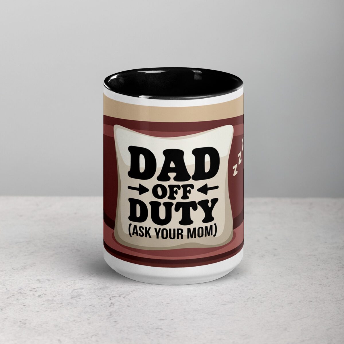 Dad Off Duty (Ask Your Mom) Coffee Mug - Image 4