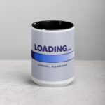 Loading… Please Wait Gamer Coffee Mug - Image 4