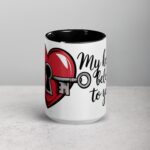 My Heart Belongs to You Girlfriend Coffee Mug - Image 4