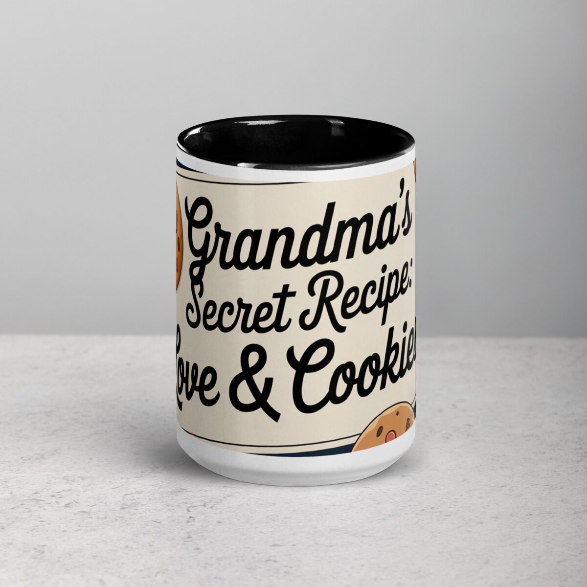 Grandma’s Secret Recipe: Love & Cookies Coffee Mug - Image 4