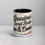 Grandma’s Secret Recipe: Love & Cookies Coffee Mug - Image 4