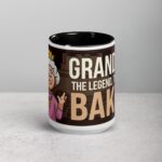 Grandma: The Legend, The Myth, The Baker Coffee Mug - Image 4