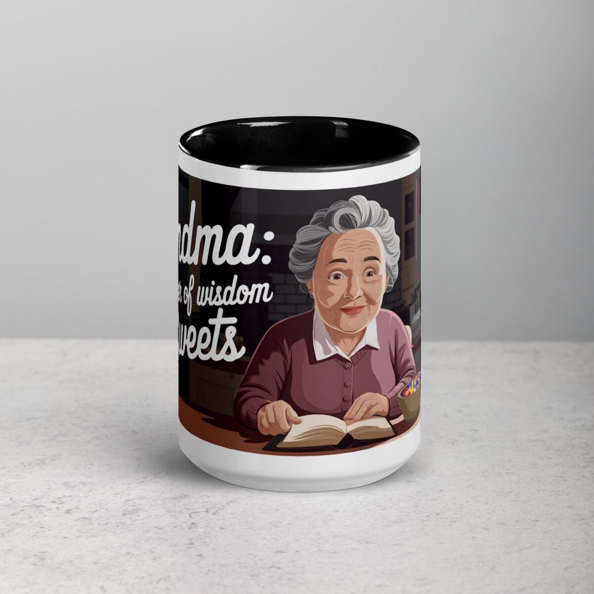 Grandma: Keeper of Wisdom and Sweets Coffee Mug - Image 4
