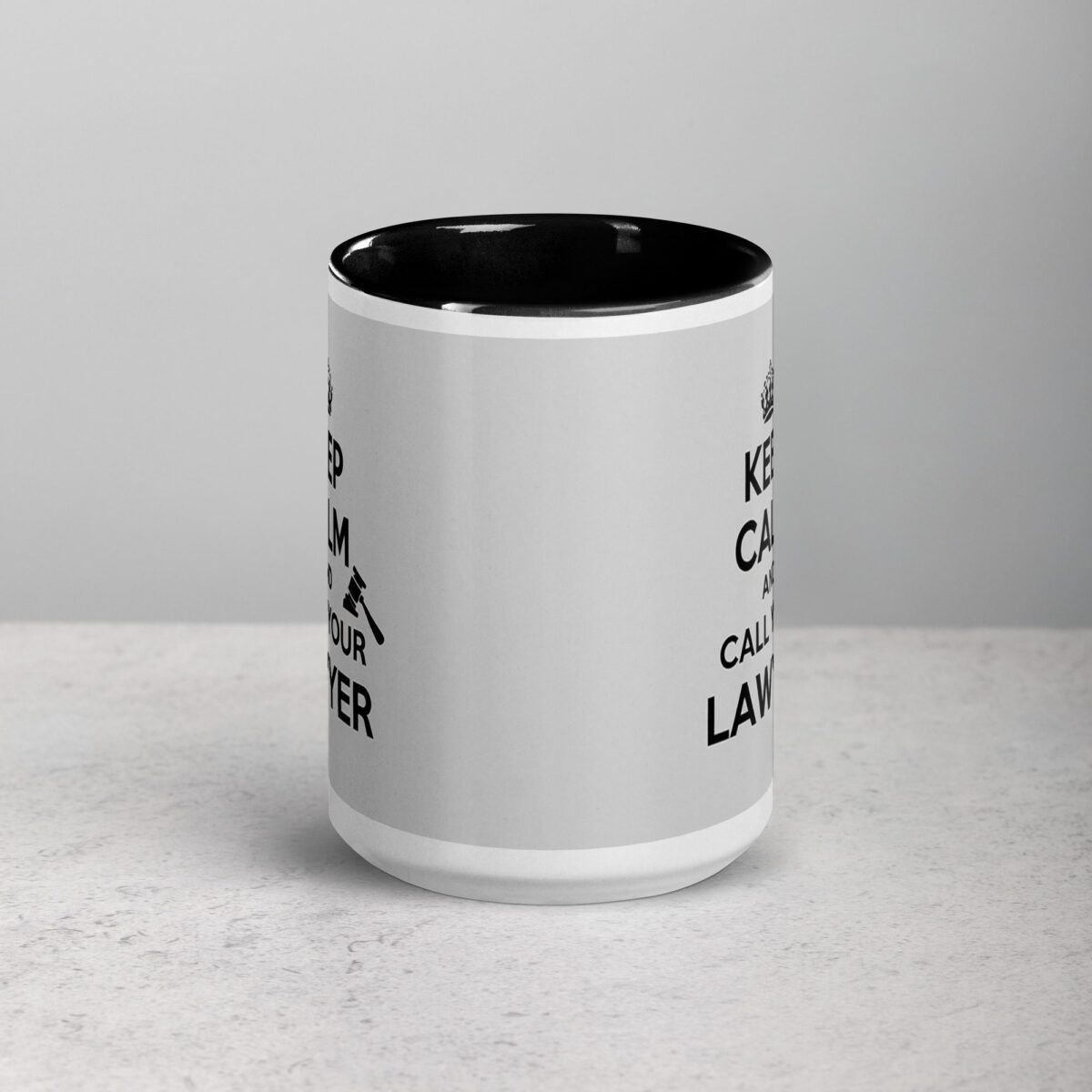 Keep Calm and Call Your Lawyer Coffee Mug - Image 4