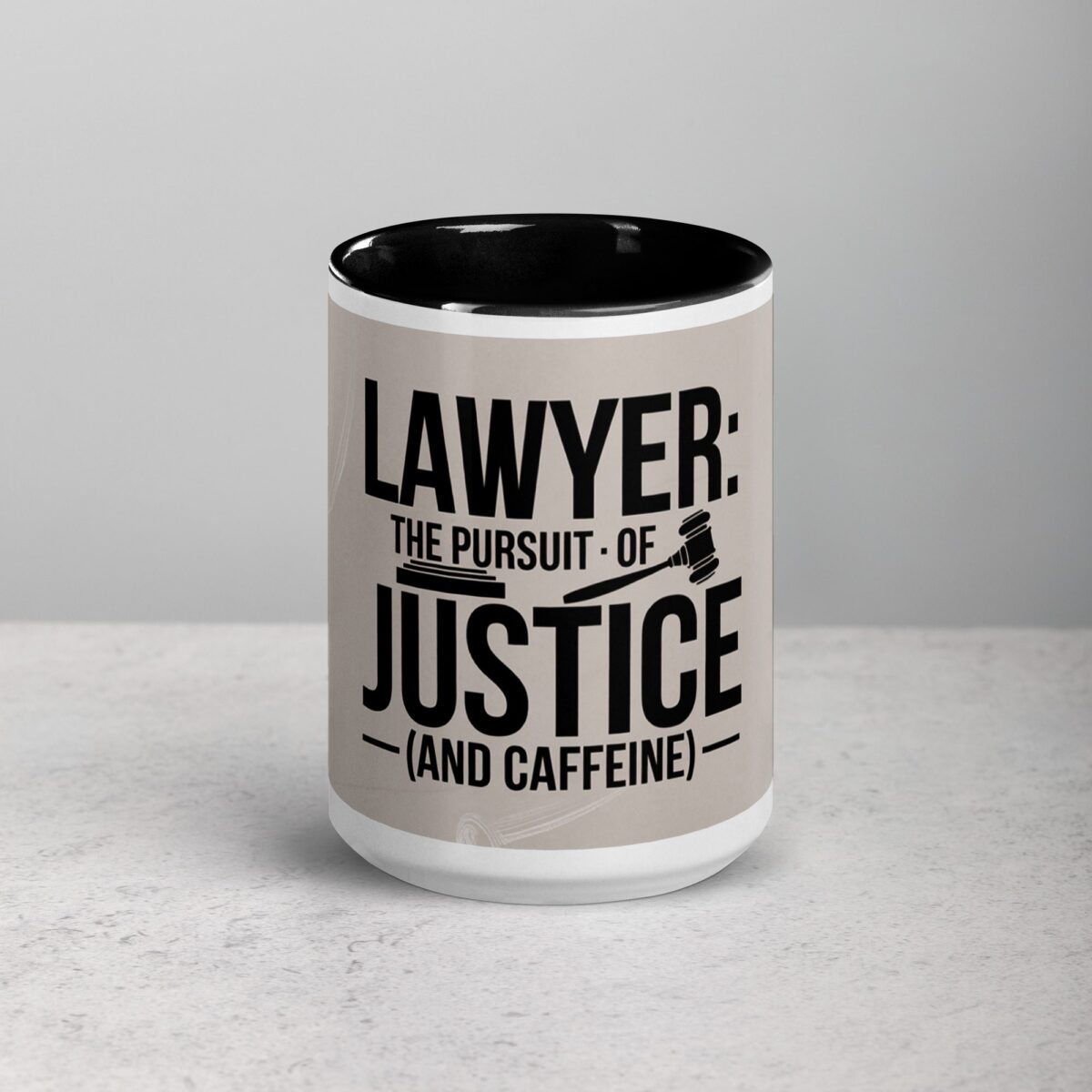 Lawyer: The Pursuit of Justice (and Caffeine) Mug - Image 4