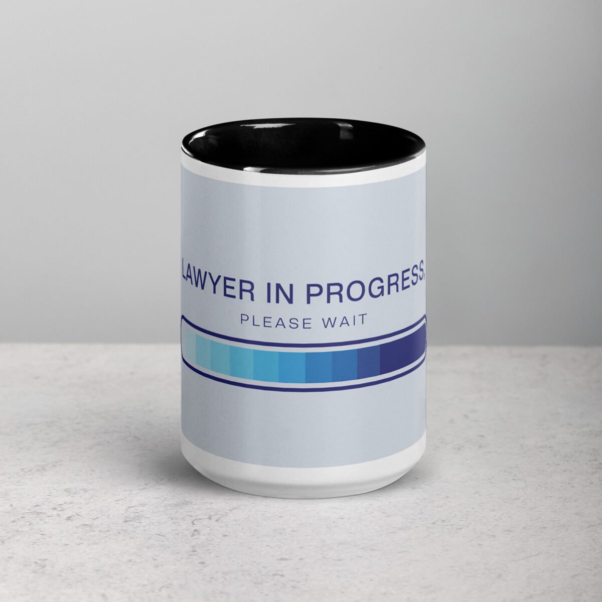 Lawyer in Progress, Please Wait Coffee Mug - Image 4