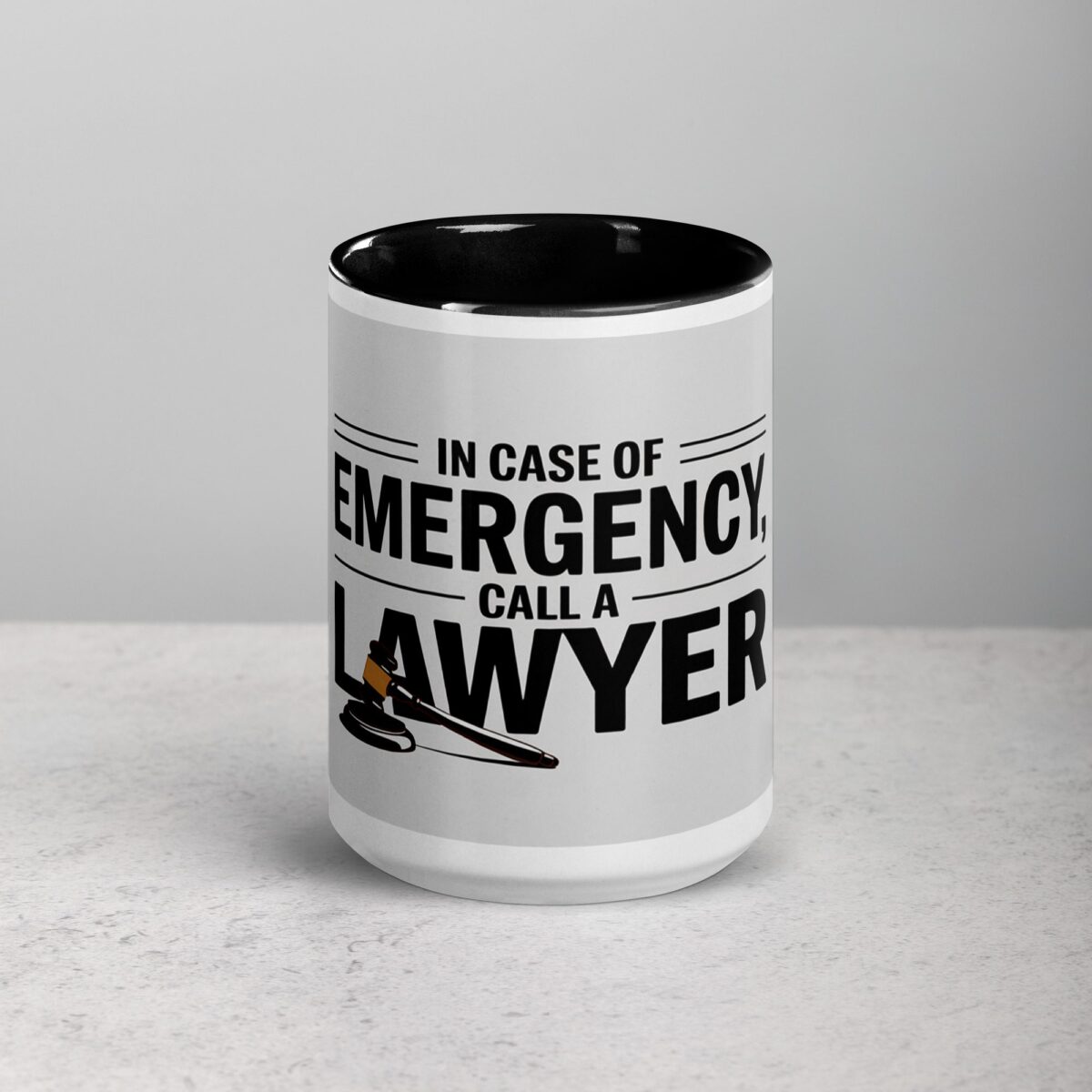 In Case of Emergency, Call a Lawyer Coffee Mug - Image 4