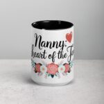 Nanny: The Heart of the Family Coffee Mug - Image 4