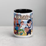 Nanny: Manager of Mayhem Coffee Mug & Tea Cup - Image 4