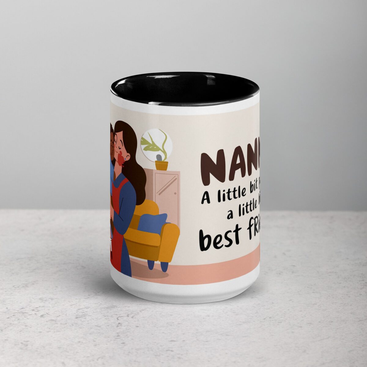 Nanny: A Little Bit Parent, A Little Bit Best Friend Mug - Image 4