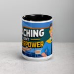 Teaching Is My Superpower Man Coffee Mug & Tea Cup - Image 4