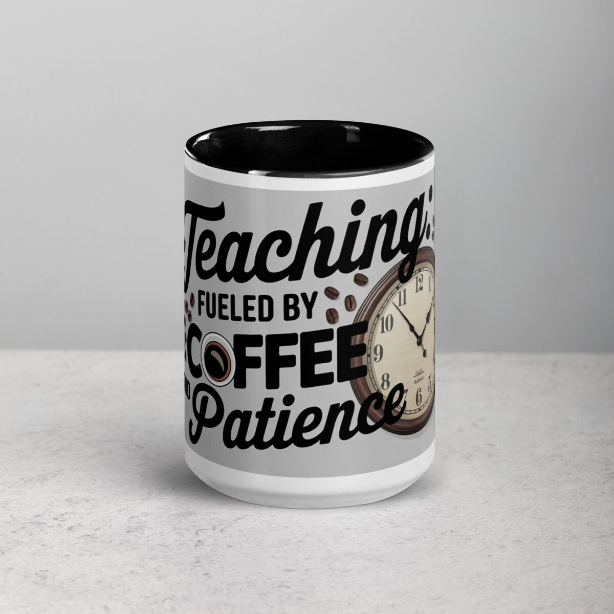 Teaching: Fueled by Coffee and Patience Mug - Image 4