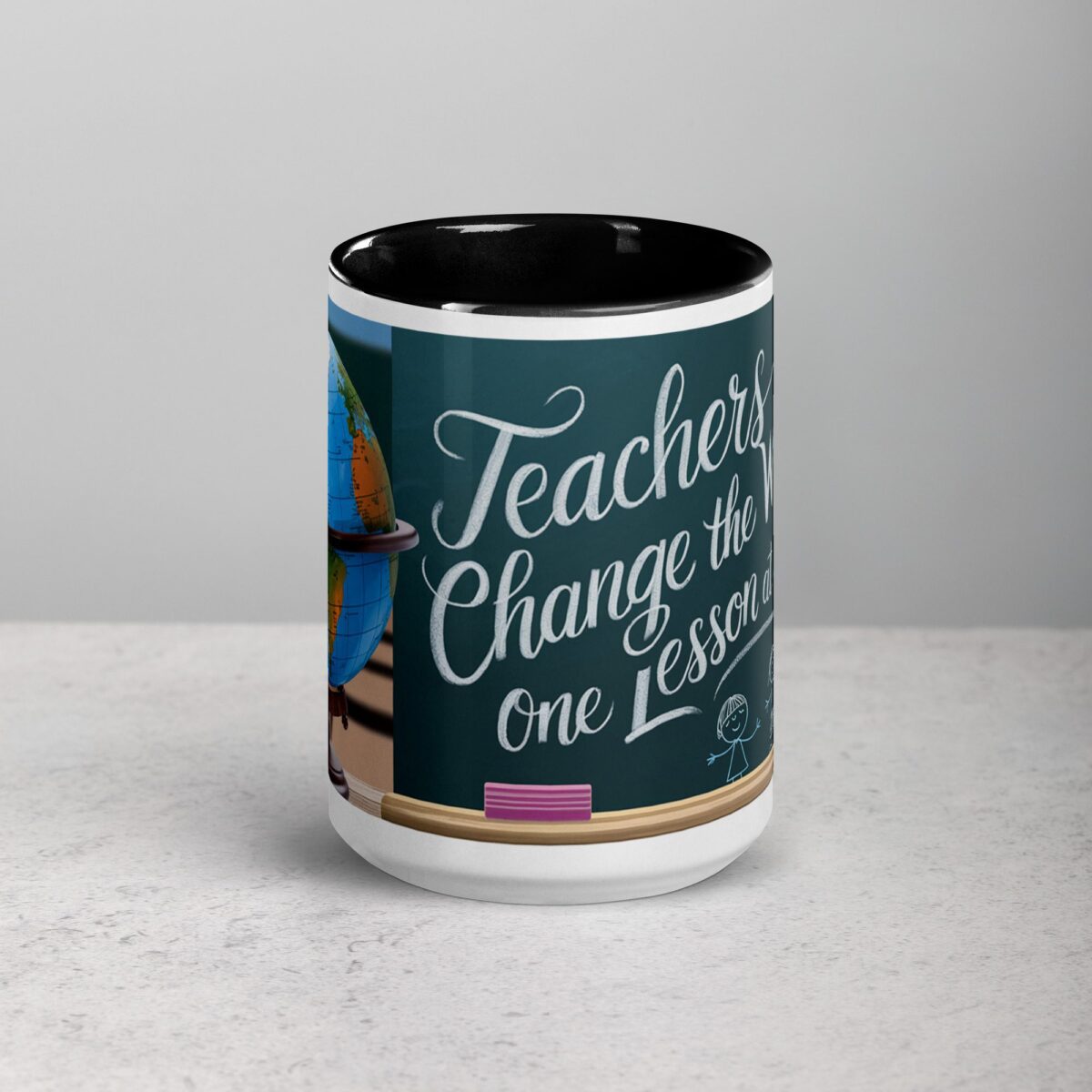 Teachers Change the World One Lesson at a Time Mug - Image 4