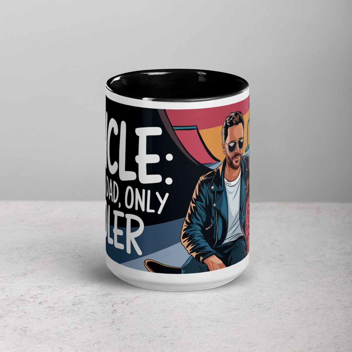 Uncle: Like a Dad, Only Cooler Coffee Mug - Image 4