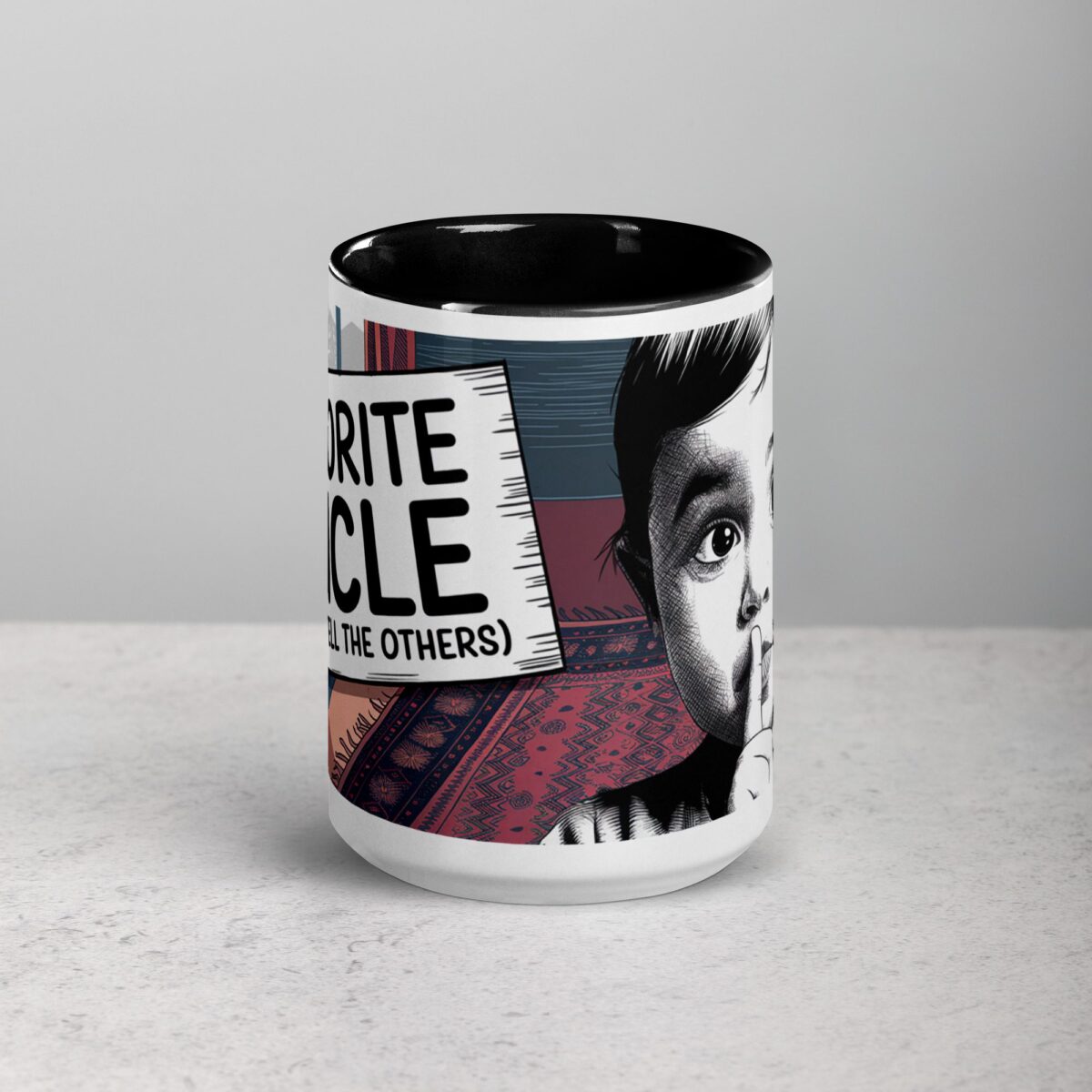 Favorite Uncle (Don’t Tell the Others) Coffee Mug - Image 4