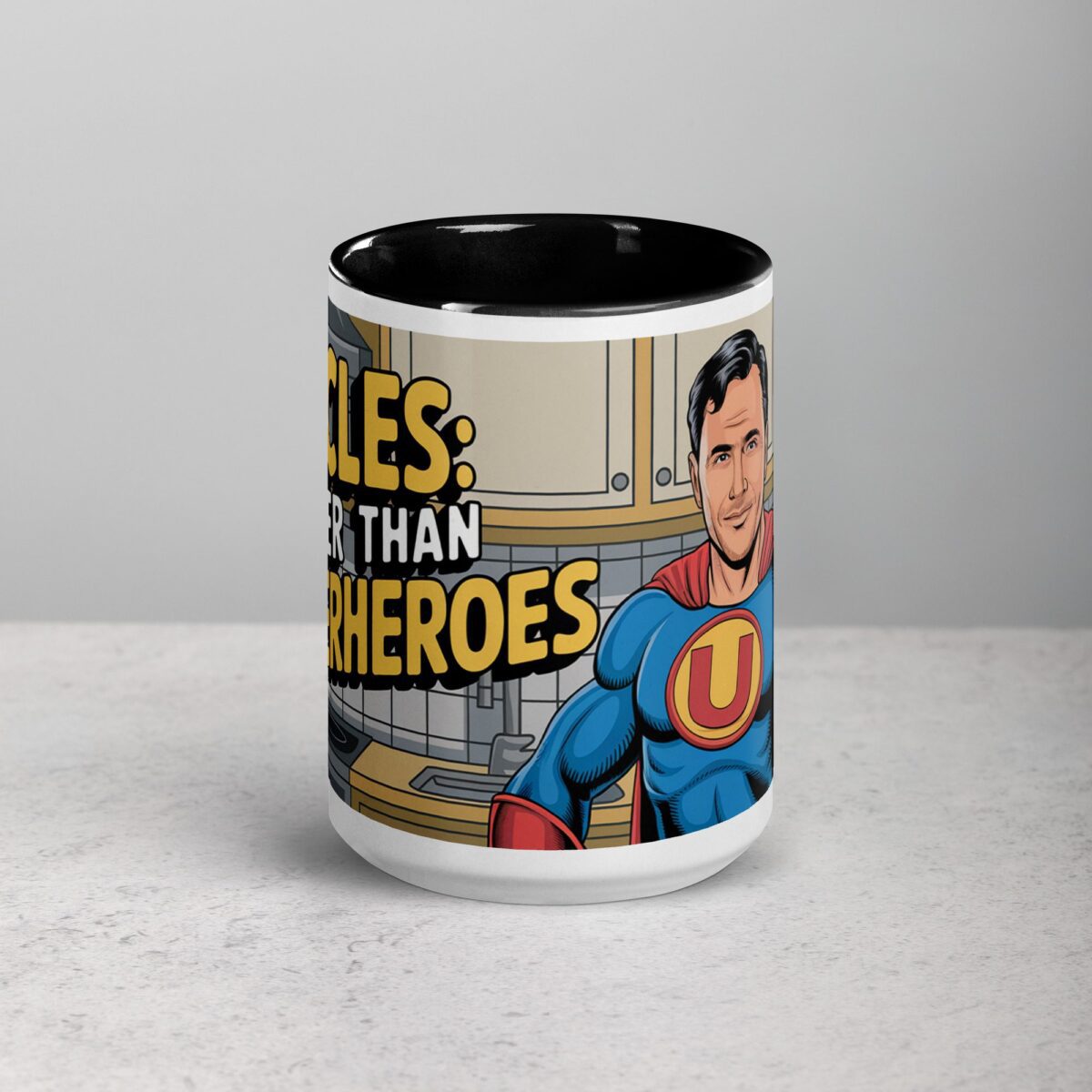 Uncles: Better Than Superheroes Coffee Mug - Image 4