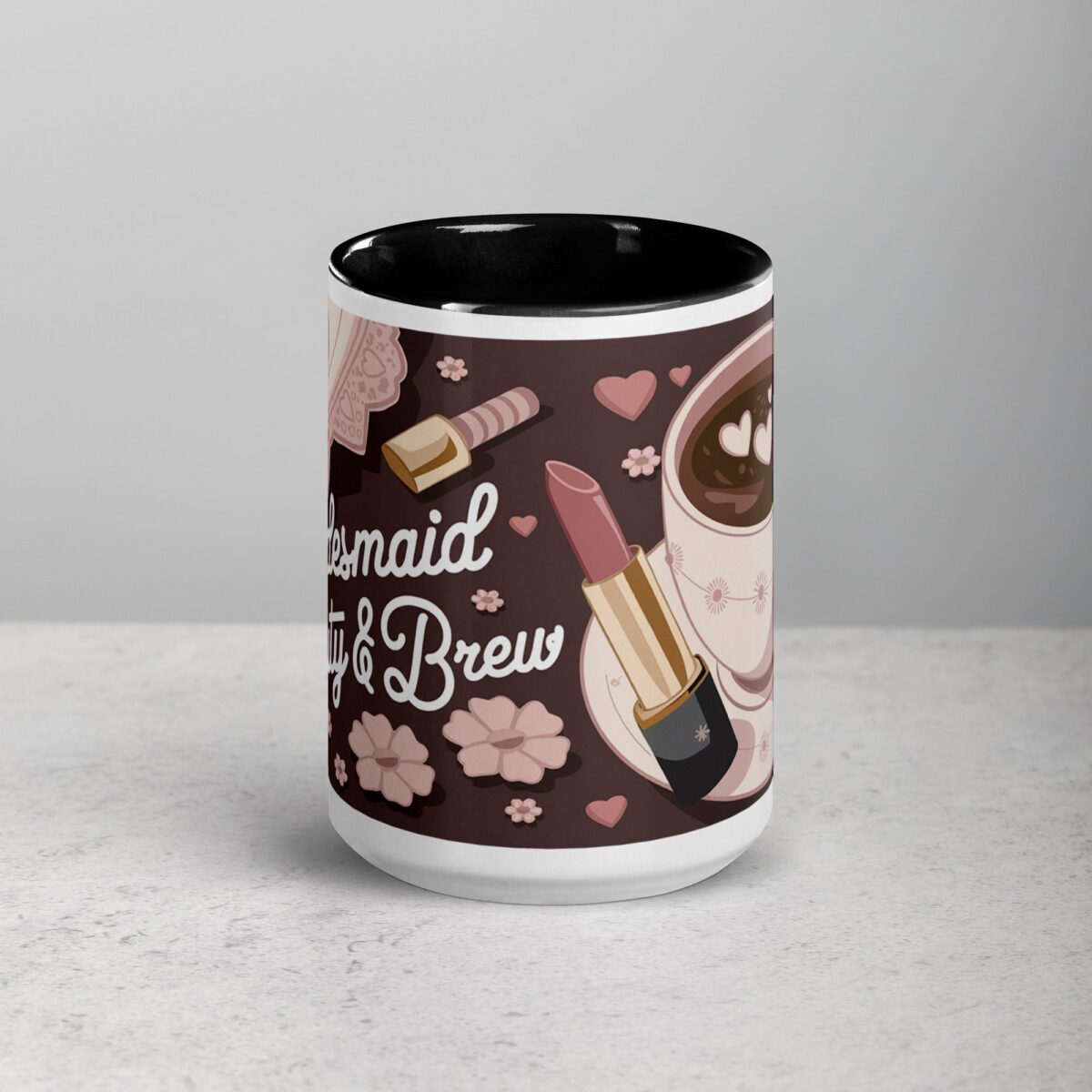 Bridesmaid Beauty & Brew Coffee Mug - Image 4