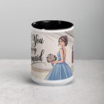 Thank You for Being My Bridesmaid Elegant Coffee Mug - Image 4