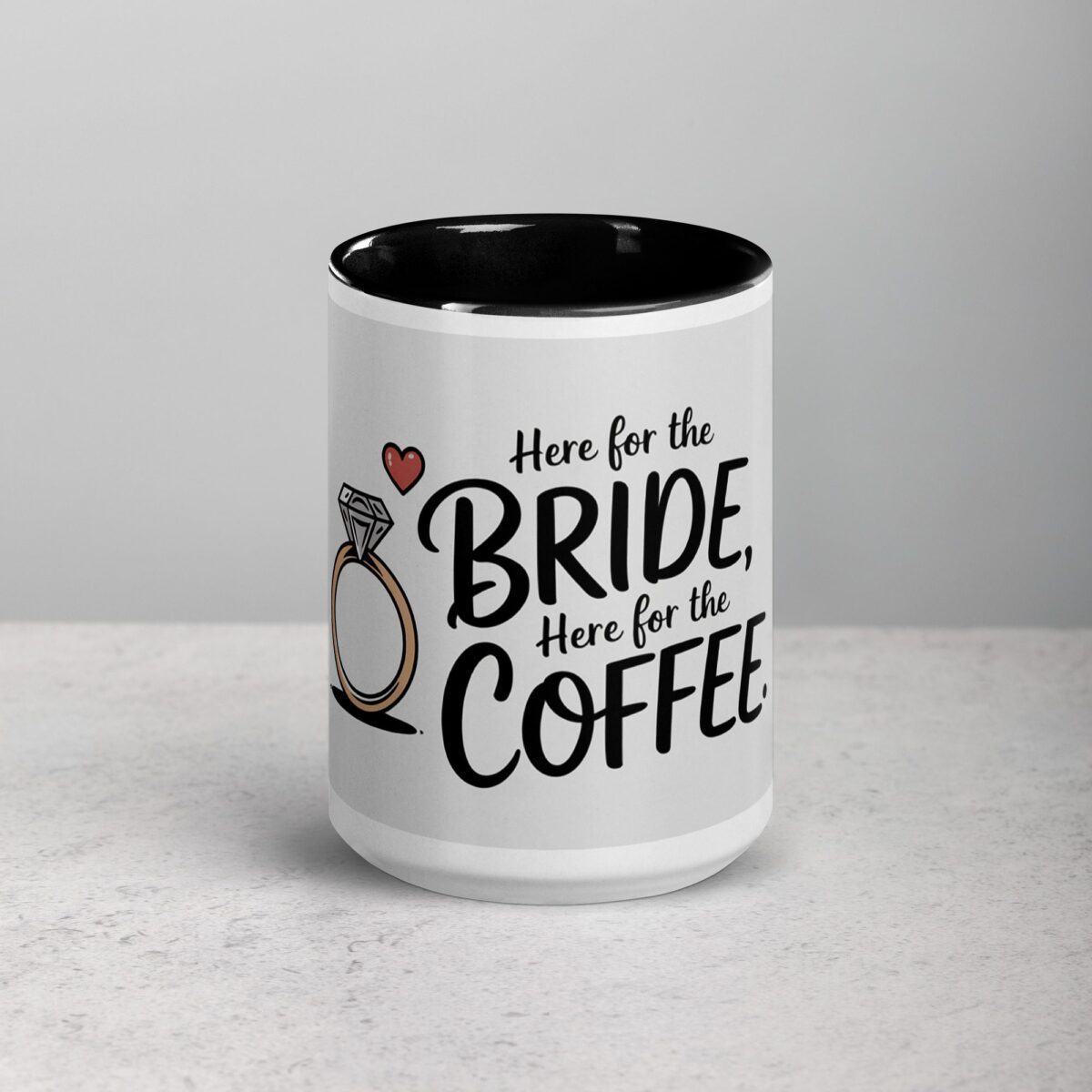 Here for the Bride, Here for the Coffee Father Mug - Image 4