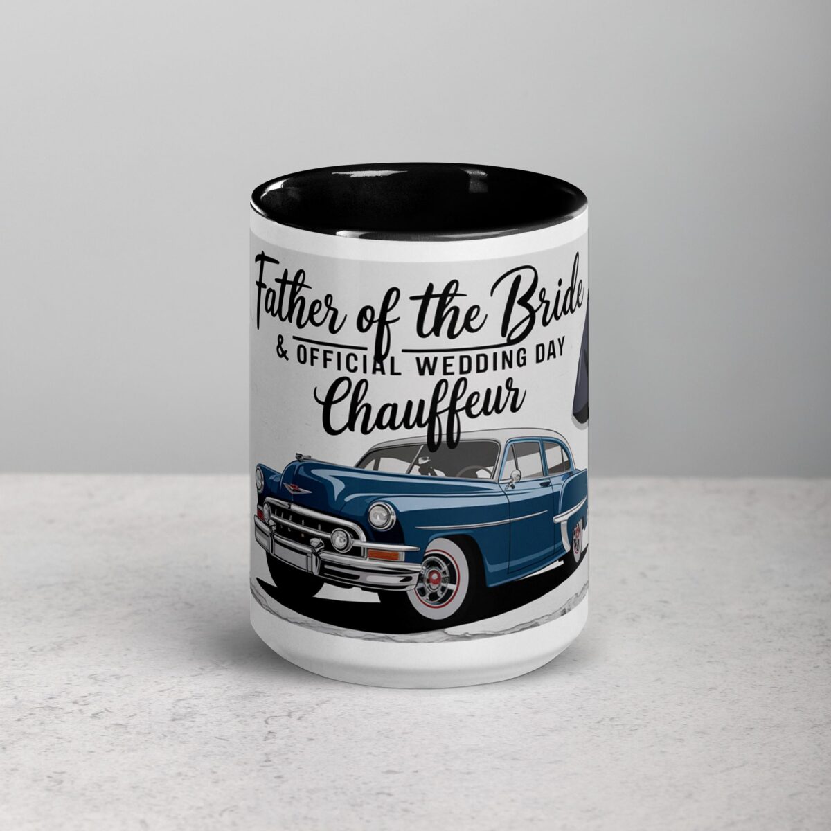 Father of the Bride & Official Wedding Day Chauffeur Mug - Image 4