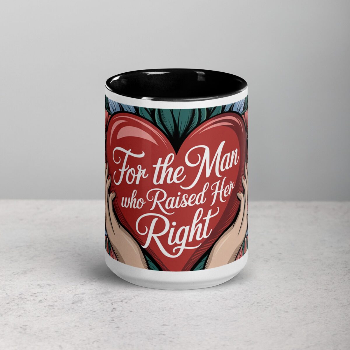 For the Man Who Raised Her Right Coffee Mug - Image 4
