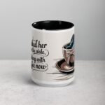 Walked Her Down the Aisle, Walking with Coffee Now Mug - Image 4