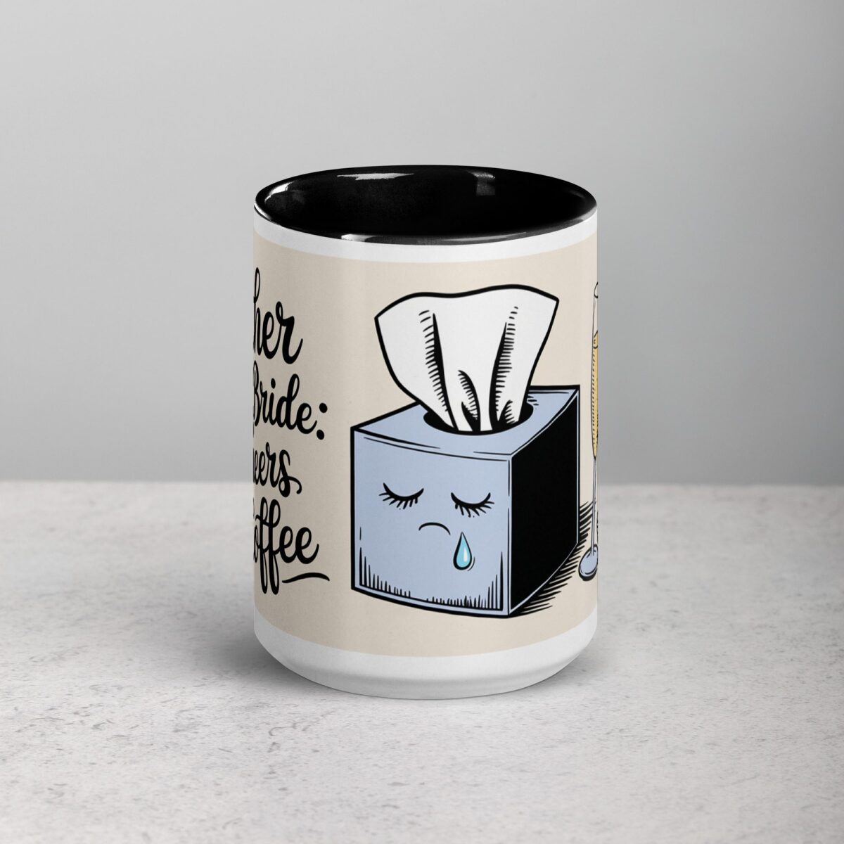 Father of the Bride: Tears, Cheers & Coffee Mug - Image 4