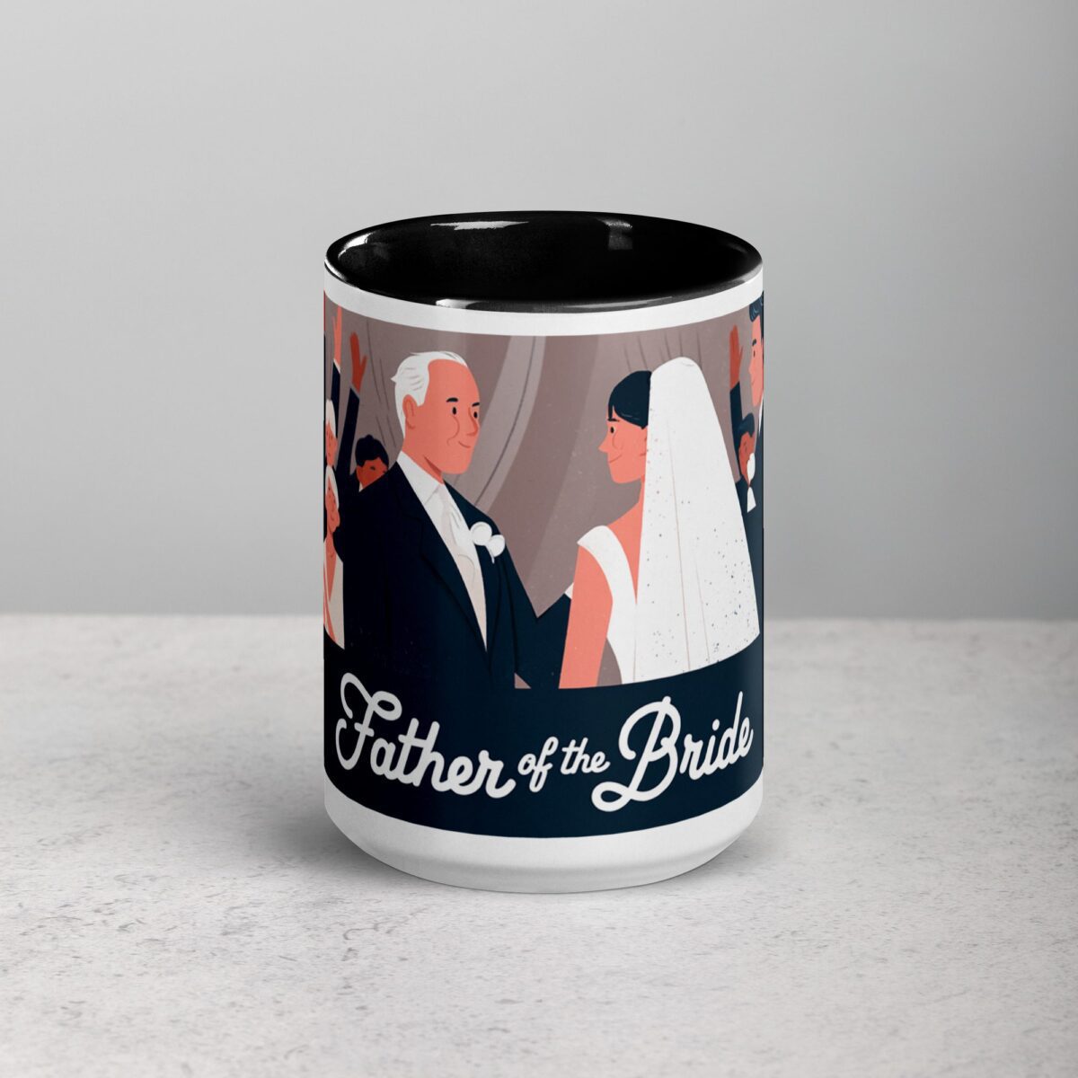 Father of the Bride Elegant Coffee Mug & Tea Cup - Image 4