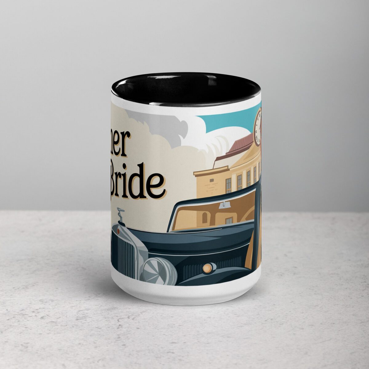 Father of the Bride Retro Coffee Mug & Tea Cup - Image 4
