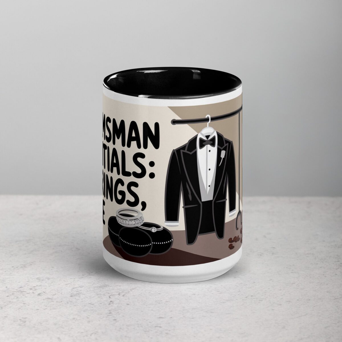 Groomsman Essentials: Tux, Rings, Coffee Mug - Image 4