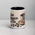 Caffeine, Confidence, and a Bow Tie Groomsman Mug - Image 4