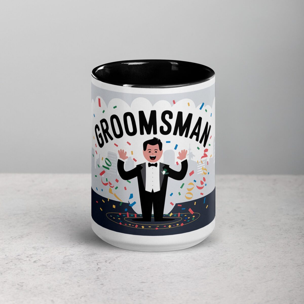 Groomsman Fun Wedding Coffee Mug & Tea Cup - Image 4