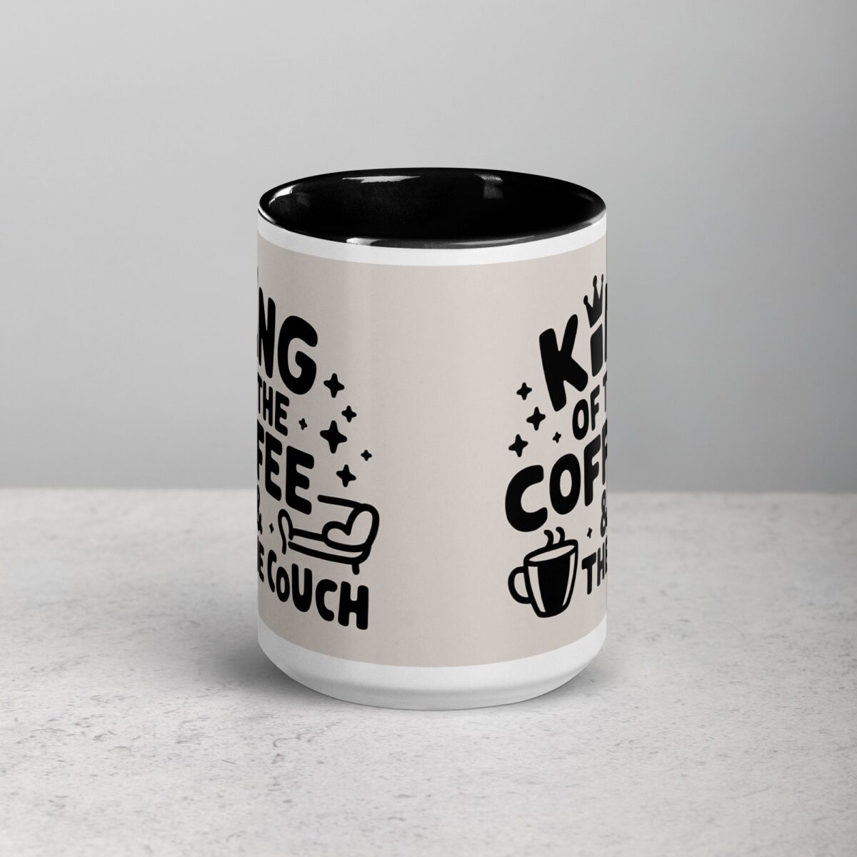 King of the Coffee & the Couch Husband Mug - Image 4