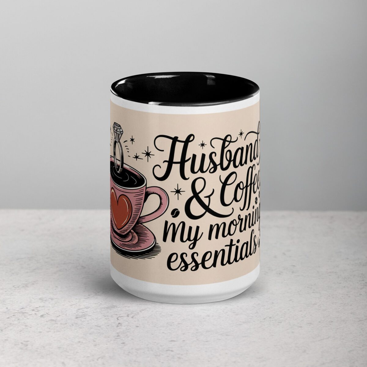 Husband & Coffee: My Morning Essentials Mug - Image 4