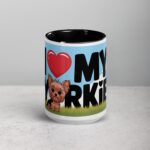 I ❤️ My Yorkie Coffee Mug & Tea Cup - Image 4