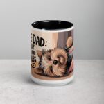 Yorkie Dad: Master of Treats and Belly Rubs Coffee Mug - Image 4