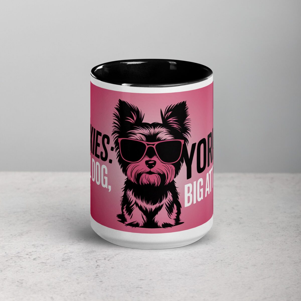 Yorkies: Small Dog, Big Attitude Coffee Mug - Image 4