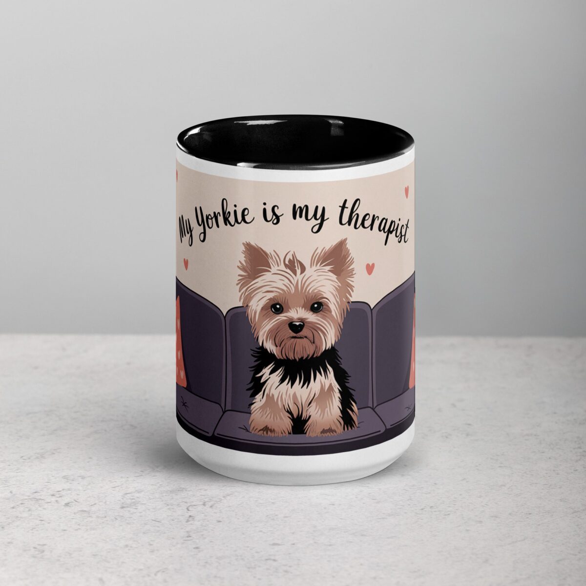 My Yorkie Is My Therapist Coffee Mug - Image 4