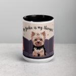 My Yorkie Is My Therapist Coffee Mug - Image 4