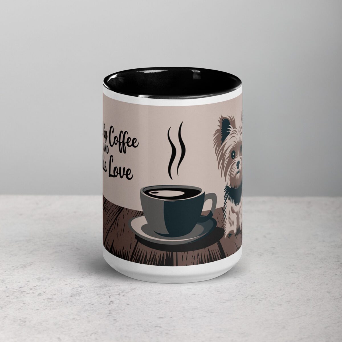 Fueled by Coffee and Yorkie Love Mug - Image 4