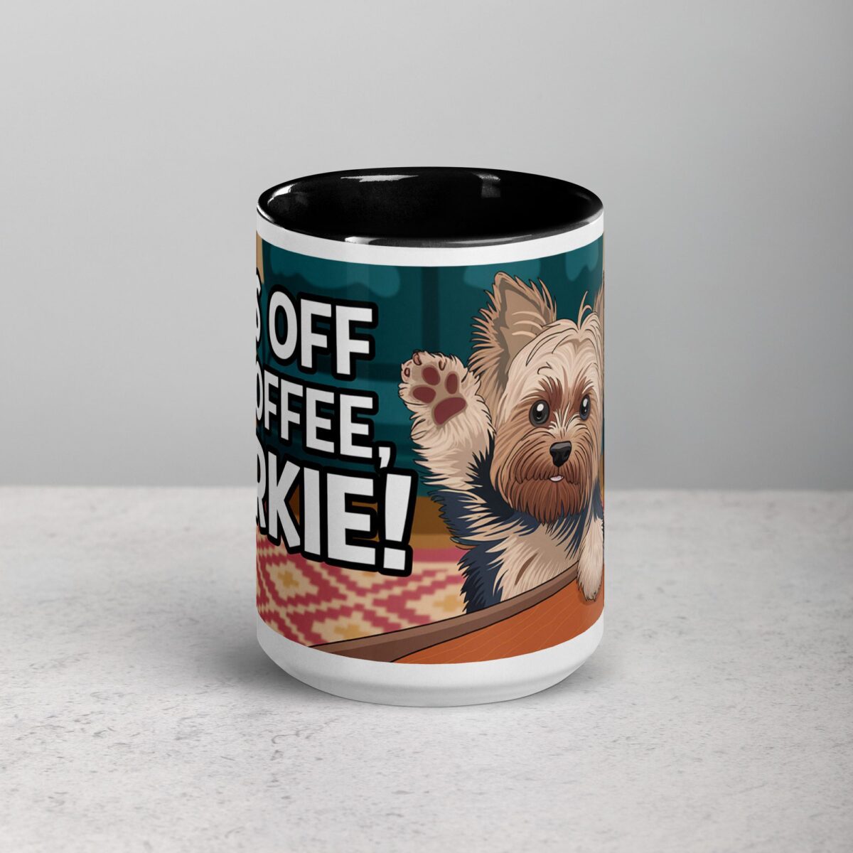 Paws Off My Coffee, Yorkie! Mug - Image 4