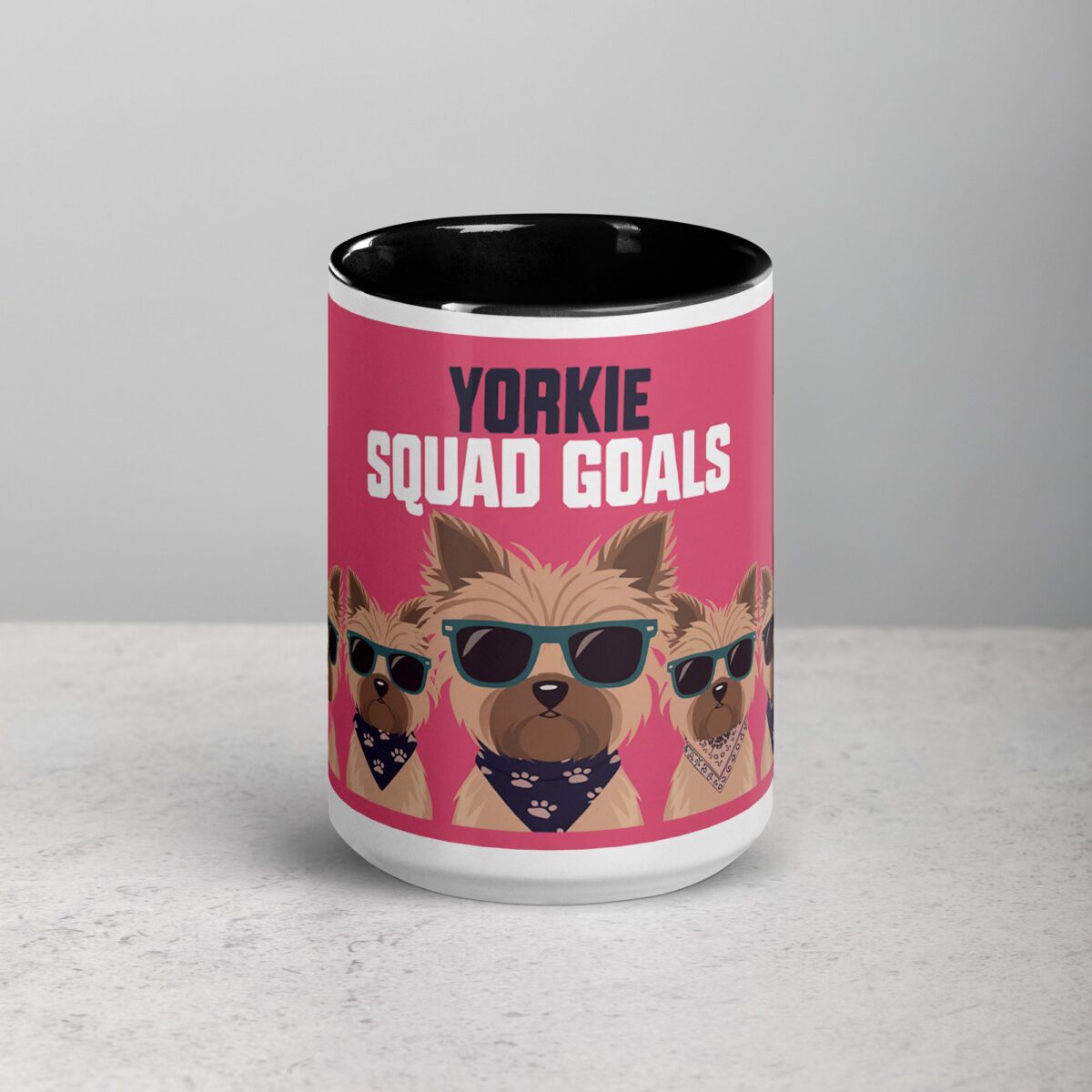 Yorkie Squad Goals Coffee Mug & Tea Cup - Image 4