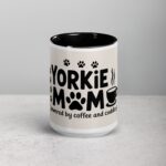 Yorkie Mom Text Coffee Mug & Tea Cup - Image 4