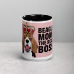 Beagle Mom: The Real Boss Coffee Mug - Image 4