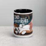 Beagle Dad: Master of Treats and Belly Rubs Coffee Mug - Image 4