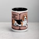 My Beagle Is My Therapist Coffee Mug & Tea Mug - Image 4